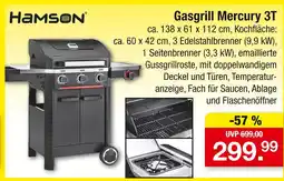 Zimmermann Hamson gasgrill mercury 3t Angebot