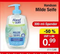 Zimmermann Handsan milde seife Angebot