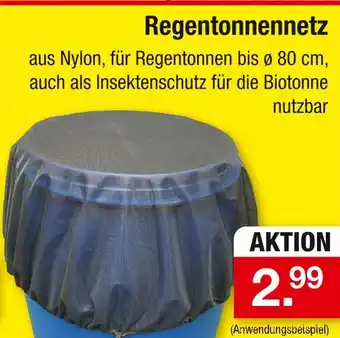 Zimmermann Regentonnennetz Angebot