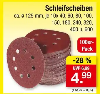 Zimmermann Schleifscheiben Angebot