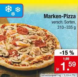 Zimmermann Marken-pizza Angebot