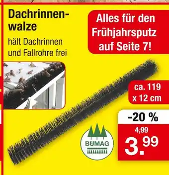 Zimmermann Bümag dachrinnenwalze Angebot