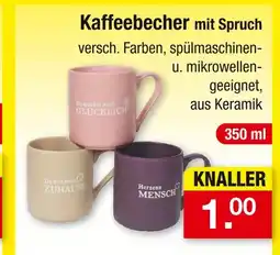 Zimmermann Kaffeebecher mit spruch Angebot