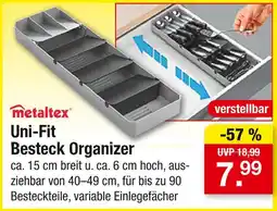 Zimmermann Metaltex uni-fit besteck organizer Angebot