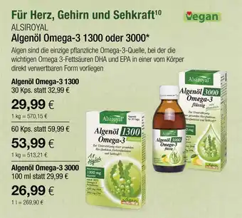 Vitalia Alsiroyal algenöl omega-3 1300 oder 3000 Angebot