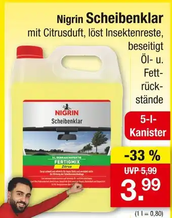 Zimmermann Nigrin scheibenklar Angebot