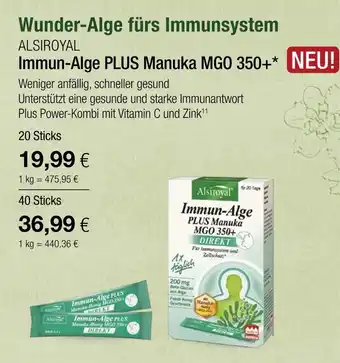 Vitalia Alsiroyal immun-alge plus manuka mgo 350+ Angebot