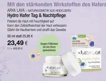 Vitalia Arya laya hydro hafer tag & nachtpflege Angebot