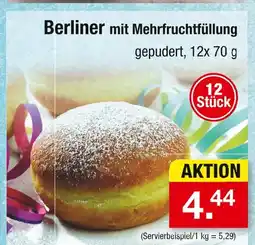 Zimmermann Berliner mit mehrfruchtfüllung Angebot