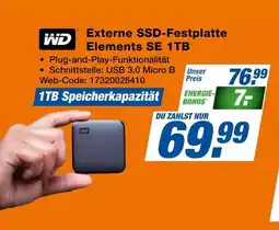 Expert Wd externe ssd-festplatte elements se 1tb Angebot