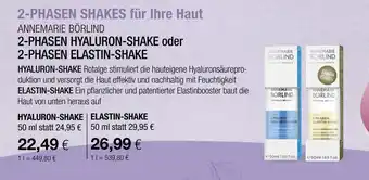 Vitalia Annemarie börlind 2-phasen hyaluron-shake oder 2-phasen elastin-shake Angebot