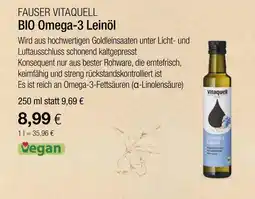 Vitalia Fauser vitaquell bio omega-3 leinöl Angebot