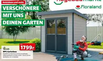 Hagebau Mr. gardener wpc-gartenhaus Angebot