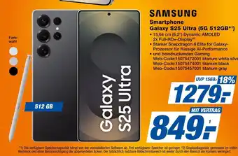 Expert Samsung smartphone galaxy s25 ultra (5g 512gb) Angebot