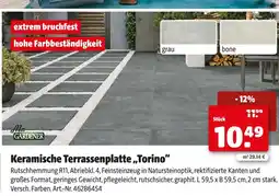 Hagebau Mr. gardener keramische terrassenplatte „torino“ Angebot