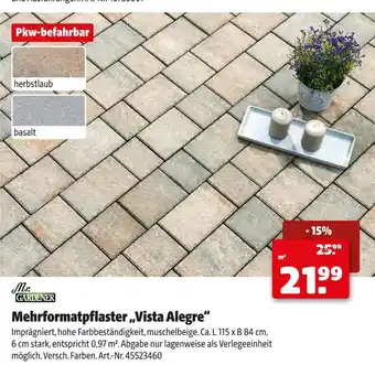 Hagebau Mr. gardener mehrformatpflaster „vista alegre“ Angebot