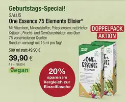 Vitalia Salus one essence 75 elements elixier Angebot