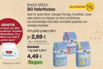 Vitalia Bauck mühle bio haferflocken Angebot