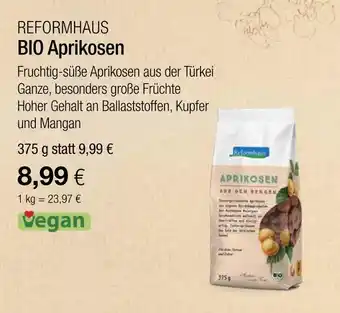 Vitalia Reformhaus bio aprikosen Angebot