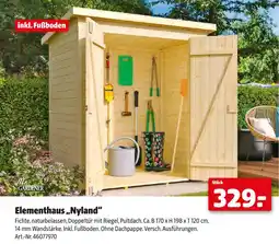 Hagebau Mr. gardener elementhaus „nyland“ Angebot