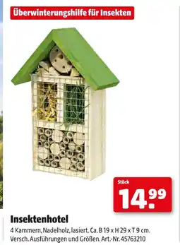 Hagebau Insektenhotel Angebot