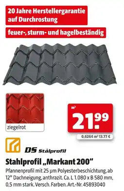 Hagebau Stahlprofil „markant 200“ Angebot