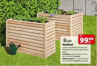 Hagebau Mr. gardener hochbeet Angebot