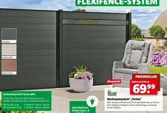 Hagebau Mr. gardener steckzaunsystem „turino“ Angebot