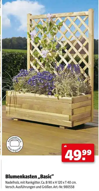 Hagebau Blumenkasten basic Angebot