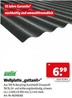 Hagebau Gutta wellplatte Angebot