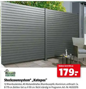 Hagebau Mr. gardener steckzaunsystem „katepos“ Angebot