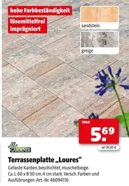 Hagebau Mr. gardener terrassenplatte „loures“ Angebot