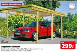 Hagebau Mr. gardener carport mit flachdach Angebot