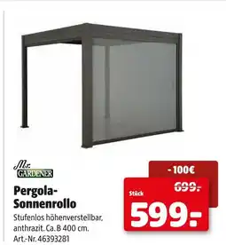 Hagebau Mr. gardener pergola-sonnenrollo Angebot