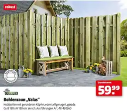 Hagebau Mr. gardener bohlenzaun valas Angebot