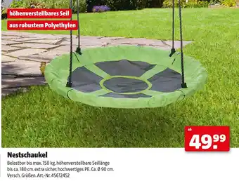 Hagebau Nestschaukel Angebot