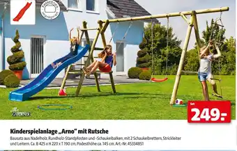 Hagebau Mr. gardener kinderspielanlage arno mit rutsche Angebot