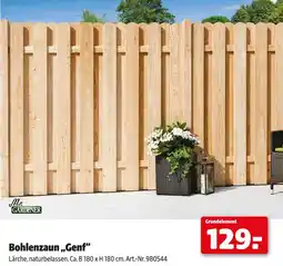 Hagebau Mr. gardener bohlenzaun genf Angebot