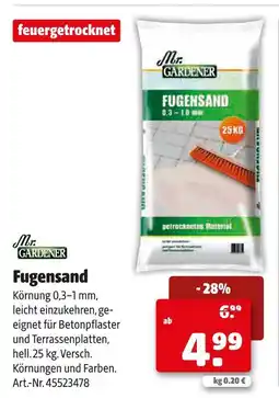 Hagebau Mr. gardener fugensand Angebot