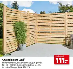 Hagebau Mr. gardener grundelement „bali“ Angebot