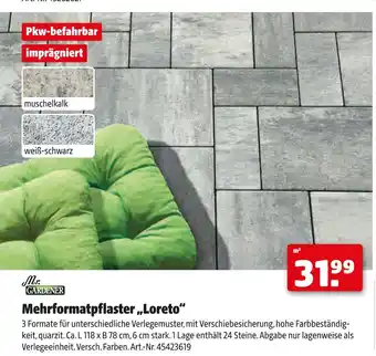 Hagebau Mr. gardener mehrformatpflaster „loreto“ Angebot