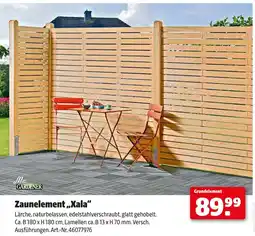 Hagebau Mr. gardener zaunelement „xala“ Angebot