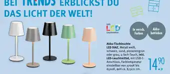 Trends Möbel Led diaz akku-tischleuchte Angebot