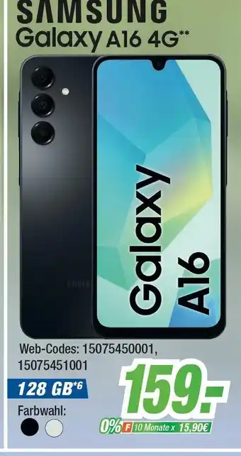 Expert Samsung galaxy a16 4g Angebot