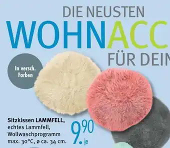 Trends Möbel Sitzkissen lammfell Angebot