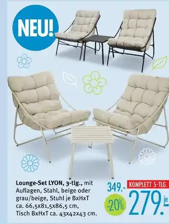 Trends Möbel Lyon lounge-set Angebot