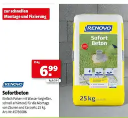 Hagebau Renovo sofortbeton Angebot