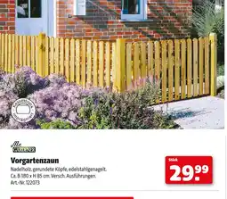 Hagebau Mr. gardener vorgartenzaun Angebot