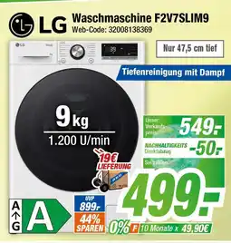 Expert Lg waschmaschine f2v7slim9 Angebot