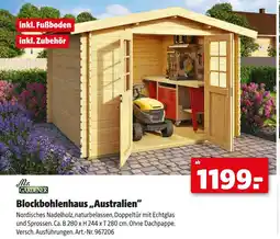 Hagebau Mr. gardener blockbohlenhaus „australien“ Angebot